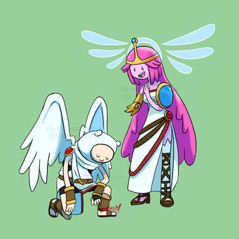 Adventure Time x Kid Icarus [FAN ART]